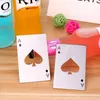 Yaratıcı Poker Kart Bira Şişe Açacağı Bar Araçları Soda Taşınabilir Dayanıklı Siyah Gümüş Spades Oyun Kartları Açacakları