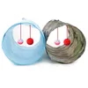 Chat jouets couleurs pliable jouet pour animaux de compagnie Tunnel anneau papier bidirectionnel avec accrocher deux boules pour chaton jouant à la perceuse BucketCat