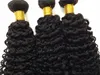 Feiertags-Förderung lockiges tiefes Wellen-brasilianisches Echthaar remy reines Haar bündelt 3pcs schöne Locke