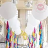 Party Decoration 5/36 -tums Giant White Round Balloons Wedding Macaron Baloes Arch Backdrop Pography Decorations Festival Latex Balloon