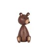 Decorative Objects & Figurines Russia Little Bear Wood Ornaments For Decor Squirrel Furniture Crafts Small Gifts Toy Ornament Home