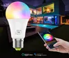 Smart WiFi LED-lamp Werk met Amazon Alexa Google Home RGB Warm Light + White E27 7W AC85-265V