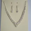 Rhinestone Crystal Bridal Jewelry Sets for Women Necklace Earrings Set Wedding Jewelrys Accessories5554194