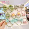 Cute Princess Bowknot Papillon Imposta copricapo di cartoni animati Fasce elastiche per capelli per bambini Corde per bambini Accessori per ragazze Copricapo per bambini