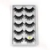 2021 3D Mink Eyelashes Natural False Eyelashes Long Eyelash Extension Faux Fake Eye Lashes Makeup Tool 5Pairs/set