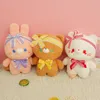 Cute plush toy rabbit doll bowknot stuffed animal dolls high quality girl children birthday toys gifts