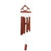 Dekorativa föremål Figurer Creative Bamboo Wind Chime Handmade Natural Ring Home Decor Hanging Ornament Outdoor Yard Bell Bell