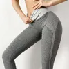 Tenue de Yoga Fitness femmes pantalons sans couture taille haute Push Up rayé Sportswear Sport Leggings course entraînement cyclisme Gym Joggings