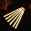 25 pieces 11 inch Flickering Yellow light Battery Powered Electronic Taper Candles Flameless Long Led Candles For Dinner Wedding T4987550