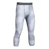 Męskie spodnie 2022 Legginsy Mężczyźni Szybki suchy oddychający elastyczne chude cielę długości Mężczyzna Kompresyjna Fitness 3D-Print Joggers Panters