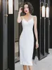 Zipper Dress Women Sexy Spaghetti Strap Summer Party Club Dresses Korean Chic Elegant Solid Bodycon Vestidos Vintage 210519