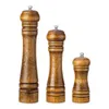 Macina sale e pepe in legno di quercia, macinino per cereali, macinino portatile, macinino per condimento, in ceramica, per macinazione, utensili per barbecue 210611