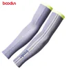 Men Women Arm Warmers Printed Grey Blue Sleeve Compression Outdoor Sports UV protection Arms Warm Sunscreen Cycling Running Bicycle Sleeves