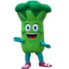 Halloween Broccoli Mascotte Kostuum Hoge Kwaliteit Cartoon Groente Pluche Anime Thema Karakter Volwassen grootte Kerstmis Verjaardag Party Outdoor Outfit Pak