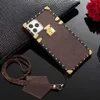 مصمم الحالات الهاتفية للأزياء لـ iPhone 15 Pro Max 14 Plus 13 Mini 12 11 XR XS Max 7/8 Plus Pu Leather Phone Cover Samsung S22 S23 Ultra Note 8 9 10 20