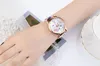 Utmärkt kvalitet Fashion Leather Crystal Cat Wristwatches Colorful Band Analog Ladies Heart Women Quartz Style Watch