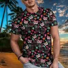 Men's T-Shirts Summer 3D Printed Tropical Shorts Casual Running Bermuda Board Cargo Men Clothing