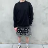 Hip-Hop Washed Old Vintage Askyurself Shorts Men Women 11 Casual Loose High Quality V7 Camouflage Breechcloth Men's274u