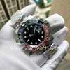 Super Factory Mens Watch Red Blue Ceramic Automatic Cal.3285 Ruch Mężczyźni 904L Stalowa jubileuszowa bransoletka Pepsi 126710 Master Nurce Watches