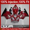 Honda CBR600F4I F4 I CBR600FS 01-03 BodyWork A6NO.7 CBR 600F4I 600 F4I FS CC 2001 2002 2002 2003 CBR600 F4I 600CC 01 02 03注入型フェアリングストック赤黒