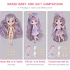 Icy DBS Blyth Doll 1/6 BJD Anime Doll Joint Body White Skin Matte Face Special Combo inklusive klädskor Hands 30cm Toy 220315