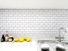 Art3d -Home Dekorasyon 3D Duvar Kağıdı Duvar Çıkartmaları Kiremit Peel Ve Sopa BacksPlash Mutfak Banyo Duş Odası Şömine (10 yapraklık 30x30 cm)