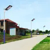 RGB Solar Street Lamp met afstandsbediening en paal 150W 200W 250 W 300W Radar Motion Sensor Outdoor Wandlampen Kleurrijke LED Landschap Licht voor Tuinvierkant