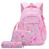 School Bags 3pcs/Set For Girls Children Backpacks Kids Waterproof Printing Schoolbag Child Mochila Infantil