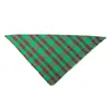 5 Kleur Groothandel Plaid Honden Bandana Dog Apparel Katoen Kerst Klassieke Driehoek Sjaal Kwastels Stijl Vakantie voor Doggy Cats Puppy Mooie huisdieren Sjaals A139