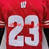 Niestandardowy Wisconsin Badgers piłka nożna Jersey College J.J Watt Russell Wilson Jake Ferguson Danny Davis III Jack Sanborn Graham Mertz Isaac