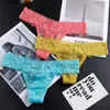 Femme G-strings tongs Sexy Lingerie sous-vêtements pour femme dame dentelle slips t-back filles taille basse culotte 2021