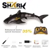 Engraçado RC Shark Toy Controle Remoto Animais Robôs Banheira Piscina Brinquedos Elétricos para Crianças Meninos Crianças Material Legal Tubarões Submarino