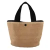 Storage Bags Straw Bag Ladies Hand Woven Basket Handbag Summer Bohemian Beach