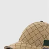 CASQUETTE FASHION CLASSION STRIPE WOMENS DESIGNENS CAPS HATS MENS CANVAS BASEBALK BACKET HATS LUXURYS FEDORA調整可能装着4144548