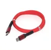 PD 20W Kabel ładowarki Dane Typec do C 60 W Kable Ołów Bez nieprzerwany Metal Connector Mocna warkocz 1M 3Fet