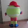 Performance tennis ball Mascot Costume Halloween Christmas Fancy Party sport club Dress animal Cartoon Character Suit Carnival Unisex Adults Outfit