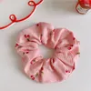 Elegant Scrunchies Elastic Hair Bands Frutas Scrunchie Fashion Headband Mulheres Menina Bonithtail Acessórios de Cabelo Cereja