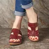 Puimentiua kadın Yaz Toe Comfy Sandalet Süper Yumuşak Ortopedik Düşük Topuklu Yürüyüş Sandalet Düzeltici Cusion