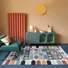 Bohème tapis anti-dérapant tapis Boho tissé coton lin chevet géométrique tapis de sol salon chambre décor à la maison 210626