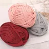1pc 100gの厚い糸かぎ針編みの布ヤーンdiyの手編みの編み物の編み物の編み物のための編まれた編まれた袋クッションカーペットY211129