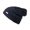 Muts / Skull Caps 2021 Fashion Fleeced Gebreide Wollen Hat voor Mannen en Vrouwen Winter Bont Zachte Warm Pluizige Knit Cap Vrouwelijke Bonnet Vrouw Hoed