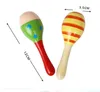 Babyspielzeug Kinder Holzrassel Maracas Cabasa Musikinstrument Sandhammer Orff Instrument Maracases Säuglingsspielzeug