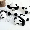 10 cm röd panda brosch härlig japansk ins tidvatten individuell karaktär hänge tecknad plysch dolldekorativ stift