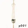 Basket Hanger Pot Hanger Tuck Net Handmade Macrame Plant Flower Pot Hanger for Wall Decoration Countyard Garden Decorations EEB4494