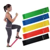 NewParty favor 5 pçs / set elastic yoga resistência de ioga bandas de borracha laço faixas de exercício conjunto fitness força treinamento auxiliar faixas ginásio presente rRA9446