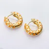 Hoop Huggie Simple Small Earrings for Women Trendy Colored Gold Round Hoops Unique Geometric Vintage Earring Punk Statement Jewelry