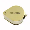 Portable 30X 21mm Microscope Loupe Mini Triplet Bijoutier Eye Loupe Loupes Loupe Bijoux Diamant 1152-1