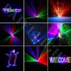 ILDA+DMX512 1000mw RGB animation laser lighting with effects / Auto and Sound Active disco stage light Projector