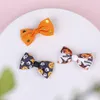 Baby hår klipp tillbehör båge lycklig halloween barn barrette 3st / set pumpa skalle ghost cat print girl ins band grosgrain