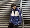 21ss mens women designers Jackets paris Windbreaker Strip Letter oversize clothes streetwear Coats Outerwear long sleeve men Clothing blue black M-2XL